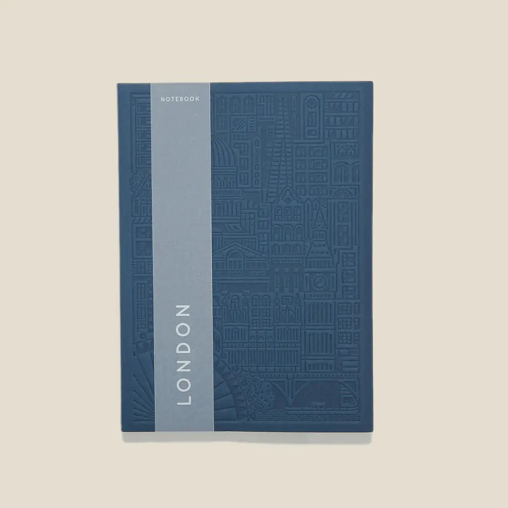 The London Notebook - Blue - Area Beige