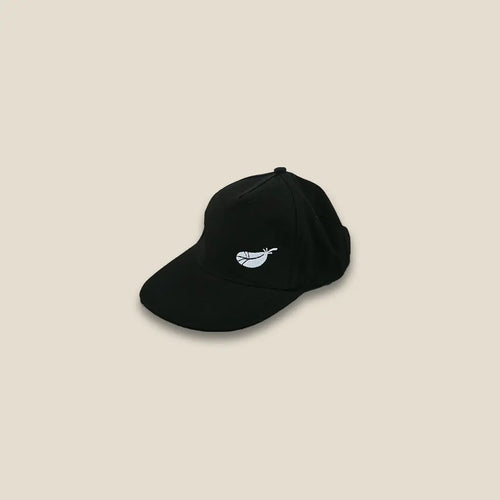 Feather White Cap Black Color - Area Beige