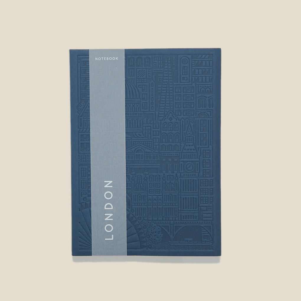 The London Notebook - Blue - Area Beige
