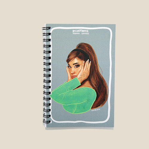 Note Books Ariana Grande A6 For 50 Pages - Area Beige
