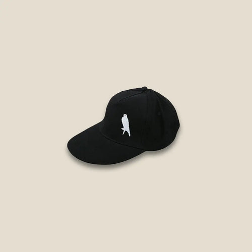 Falcon White Cap Black Color - Area Beige
