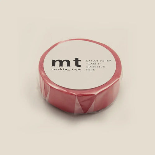 Mt Masking Tape 15Mm X 10M 1 Roll - Red - Area Beige