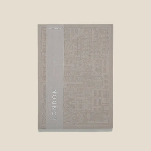 The London Notebook - Grey - Area Beige