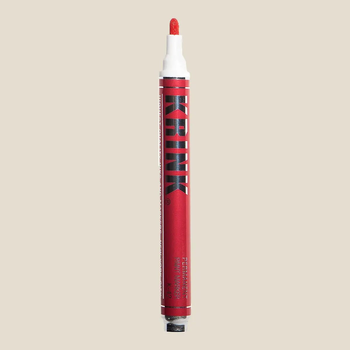 K - 42 Paint Marker Pen Red - Area Beige