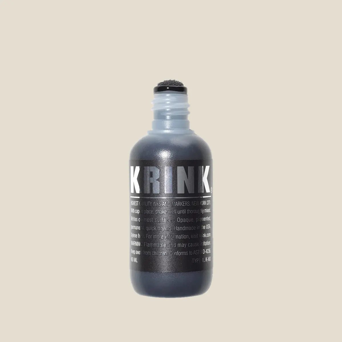 K - 60 Paint Marker Black - Area Beige
