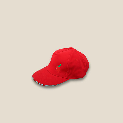 Apple Cap Red Color - Area Beige