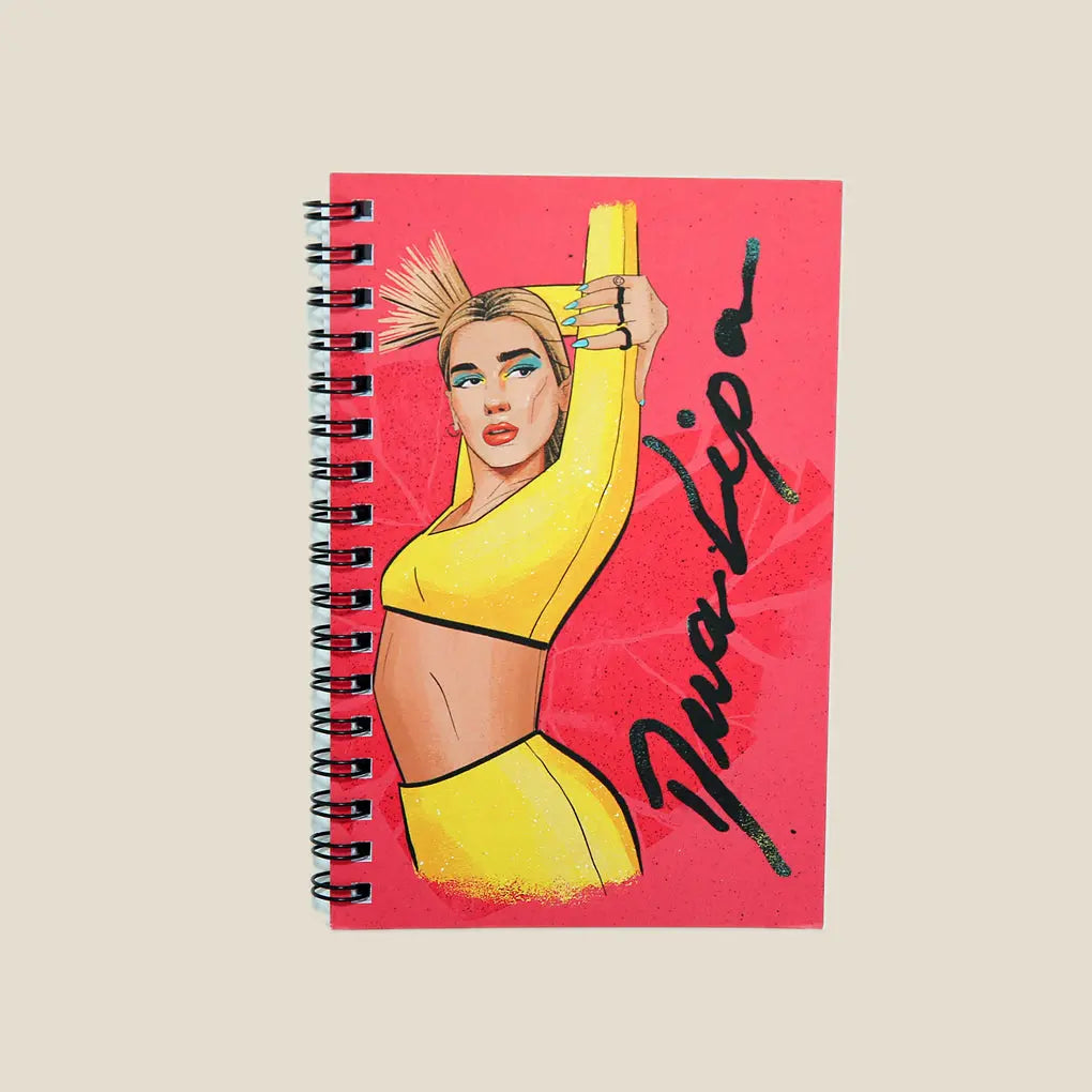 Note Books Dua Lipa A6 For 50 Pages - Area Beige
