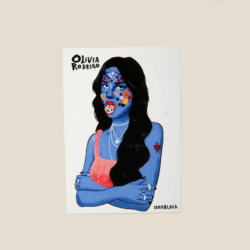 Post Cards Olivia Rodrigo A6 Size - Area Beige