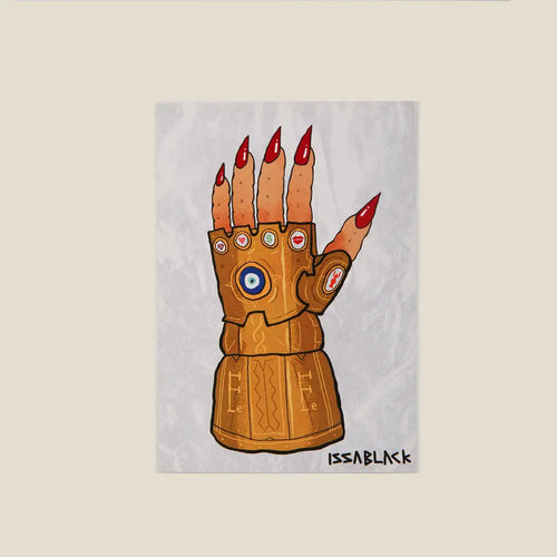 Post Cards Hand Fifi A6 Size - Area Beige