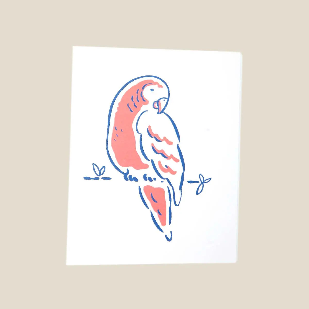 Note Books Parrot A6 Size - Area Beige