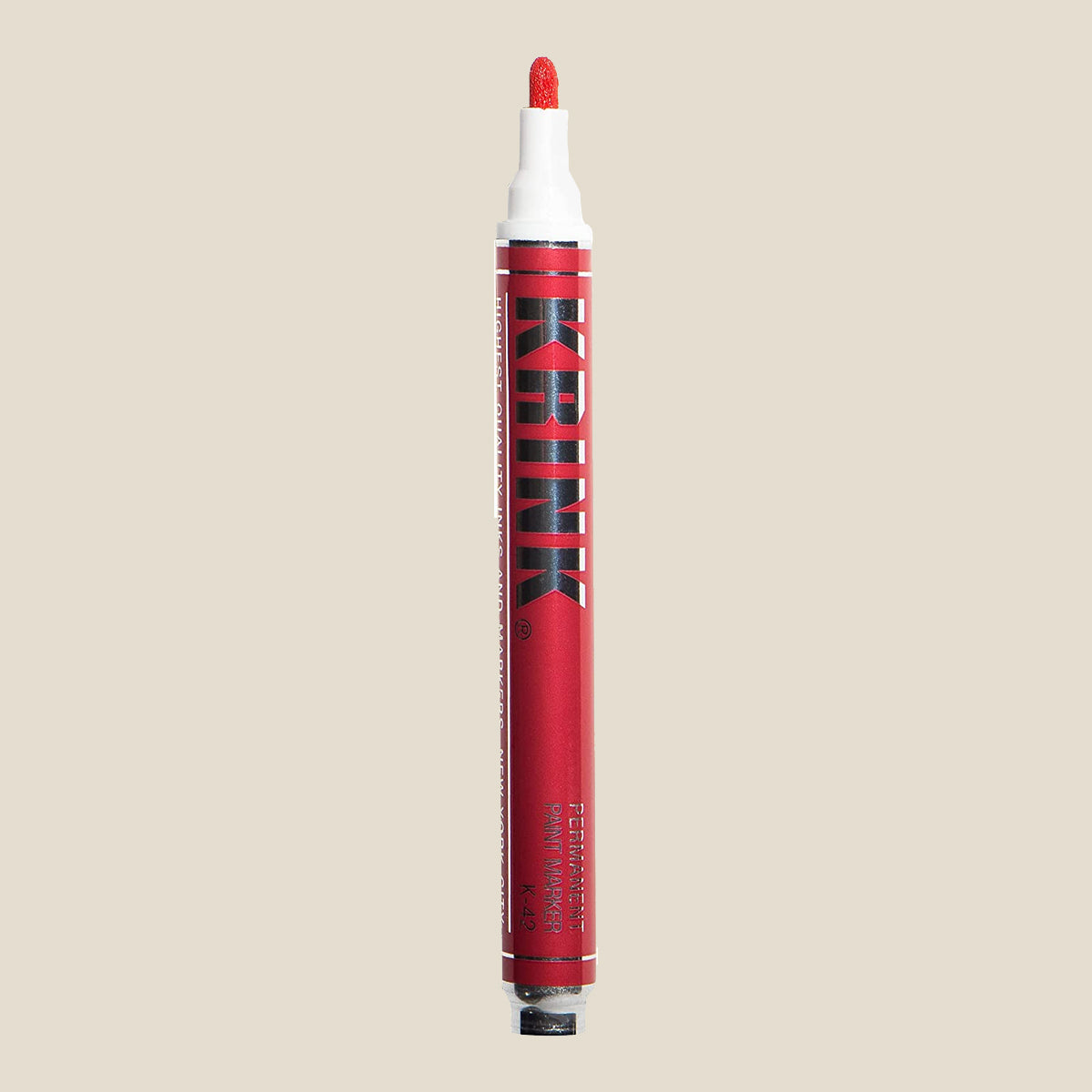 K-42 Paint Marker Pen Red - Area Beige