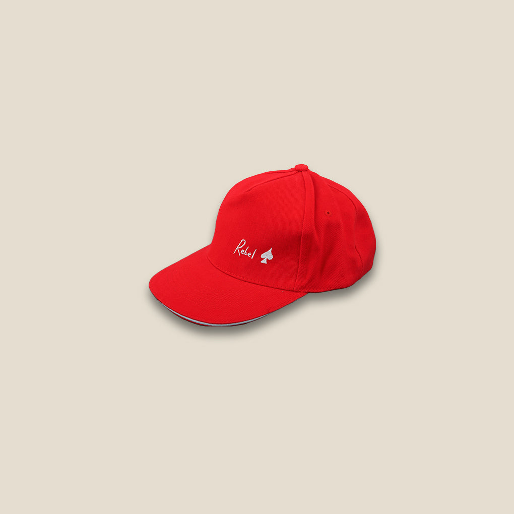 Rebel Cap Red Color - Area Beige